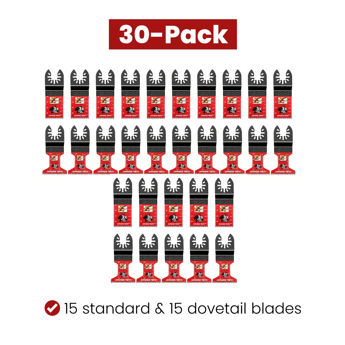 Japanese-tooth blades