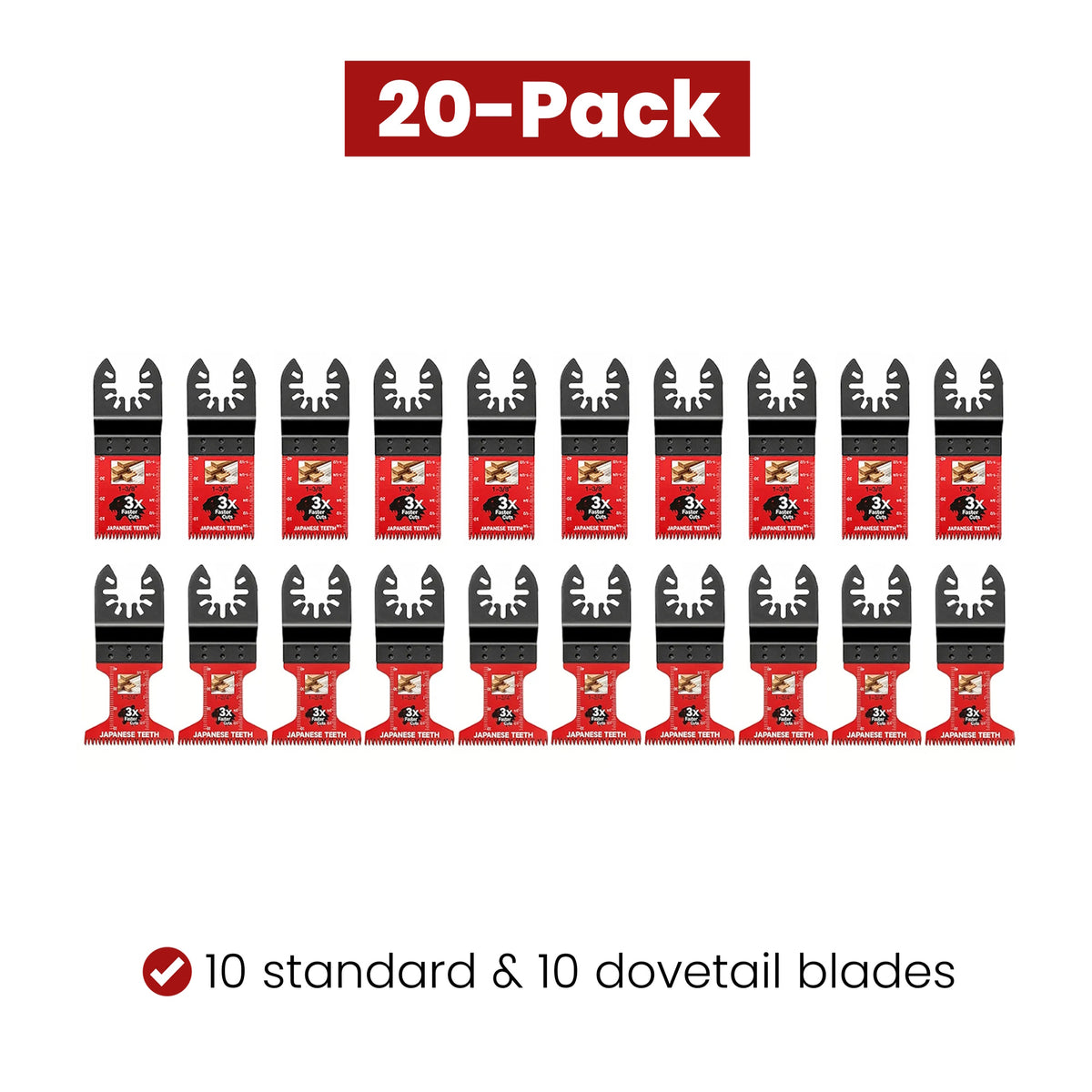 Japanese-tooth blades