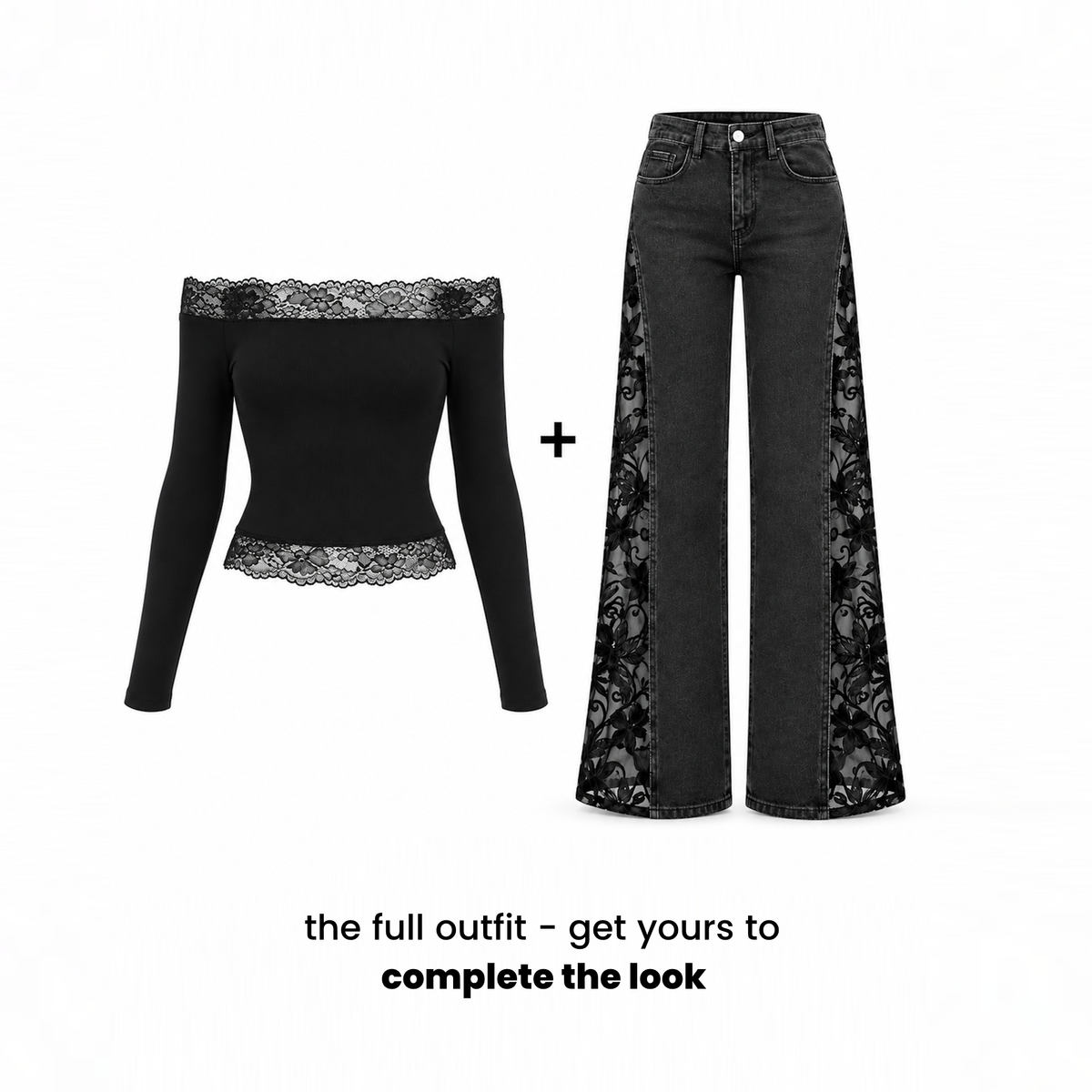 moon lace top