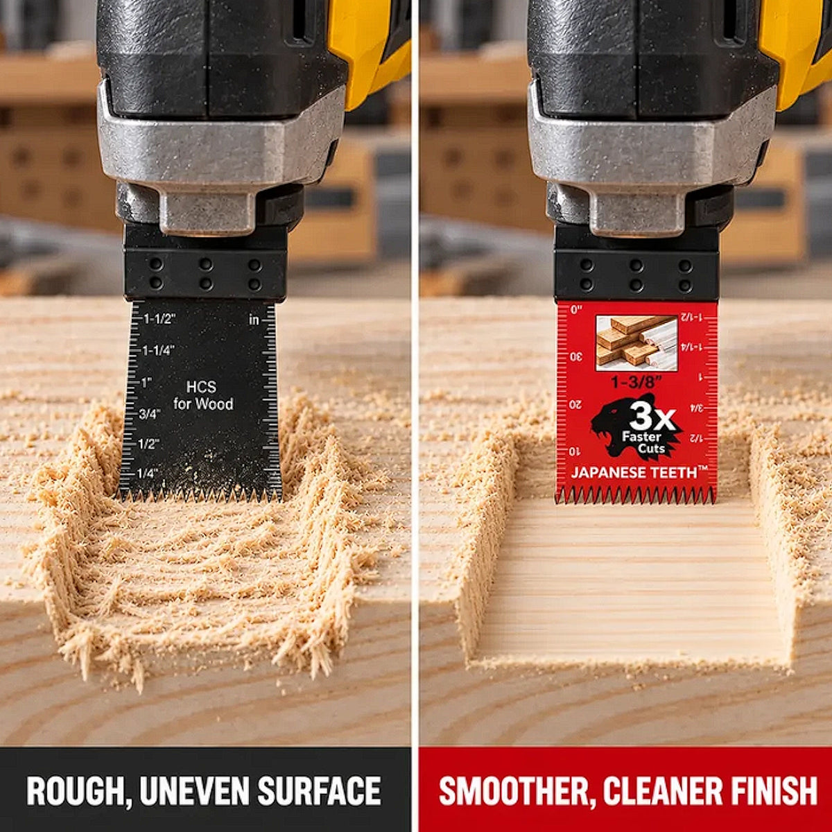 Japanese-tooth blades